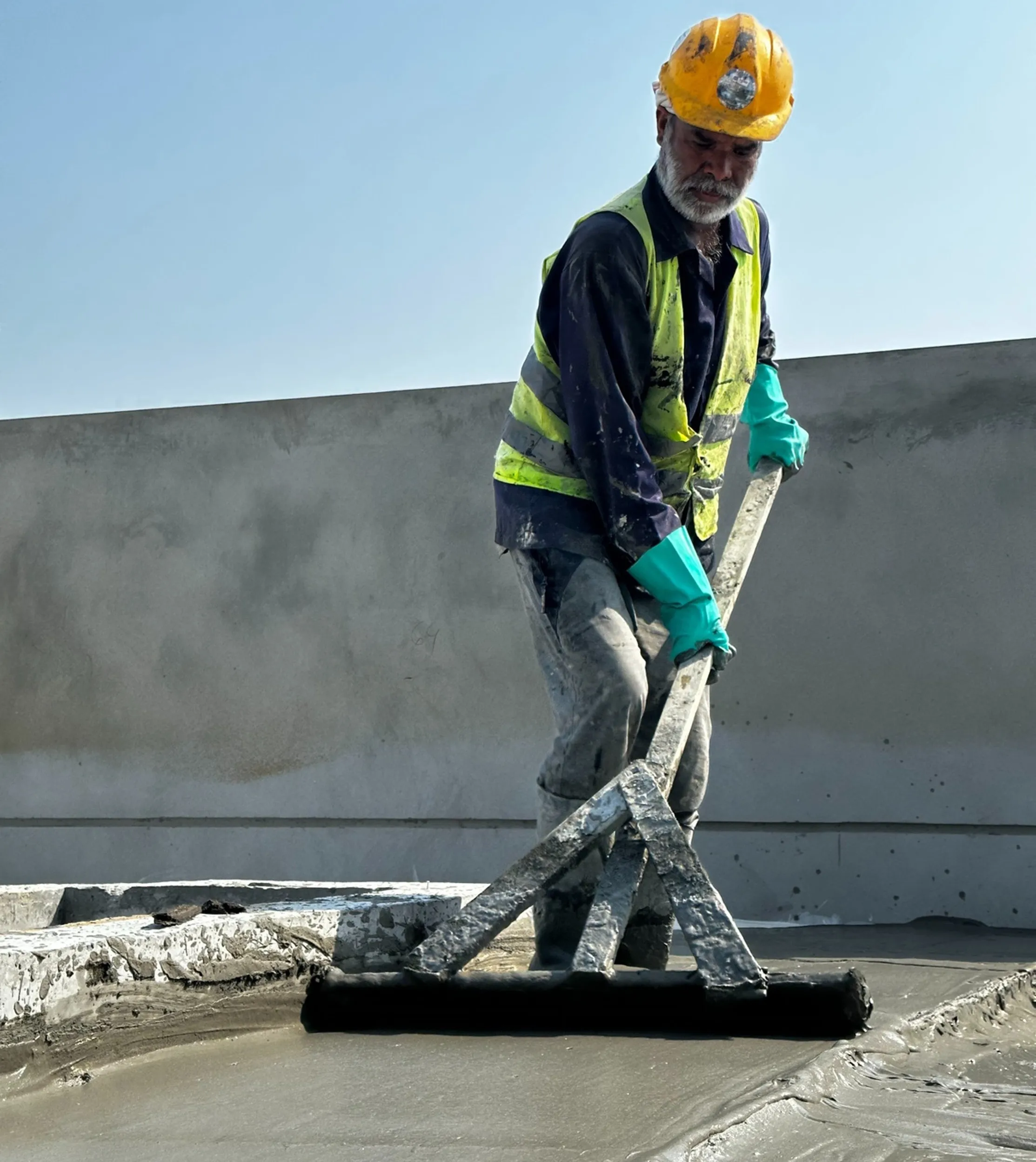 صب الأرضيات